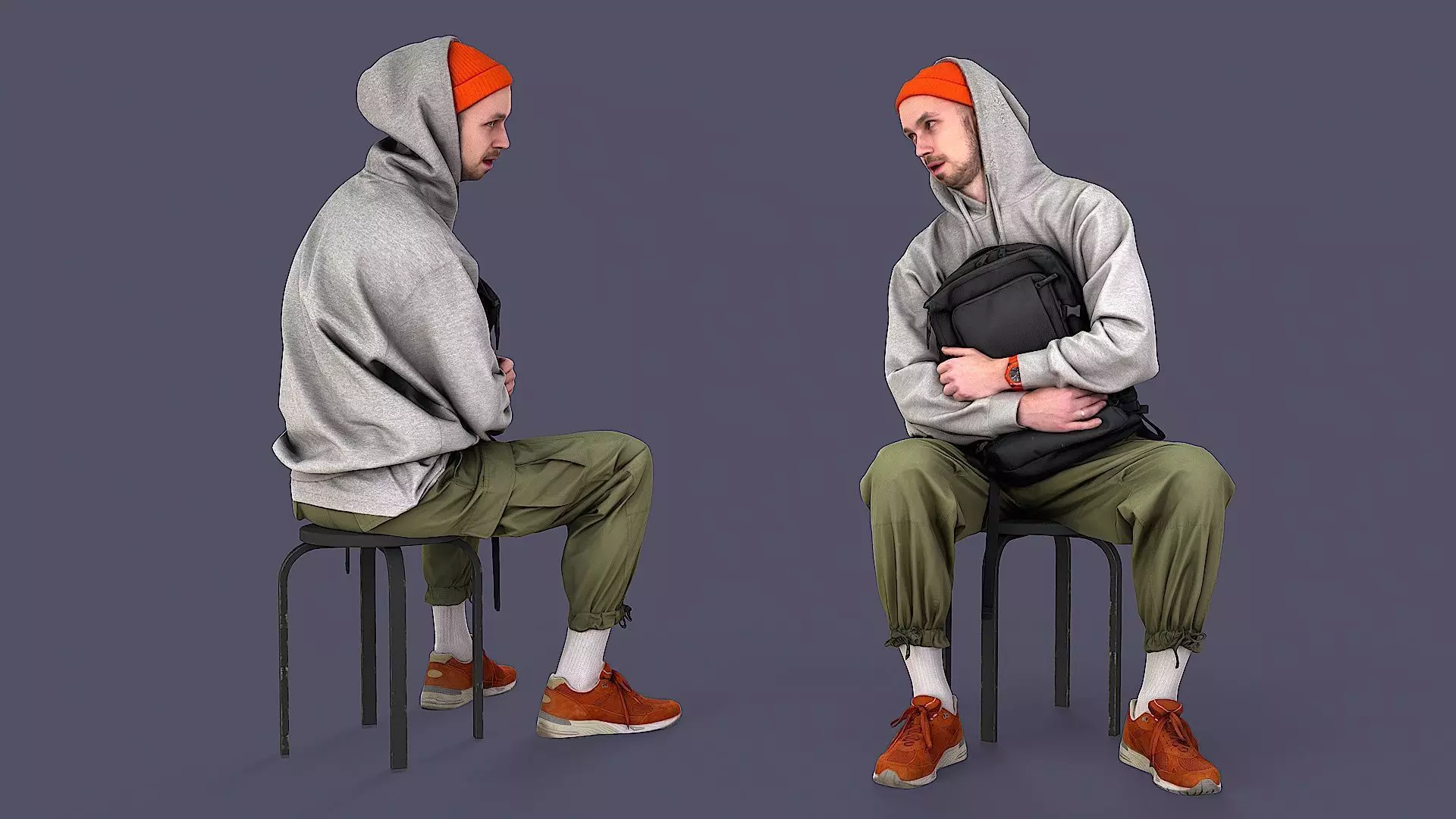 UrbanSway Seated Stylish Man 3D model_0