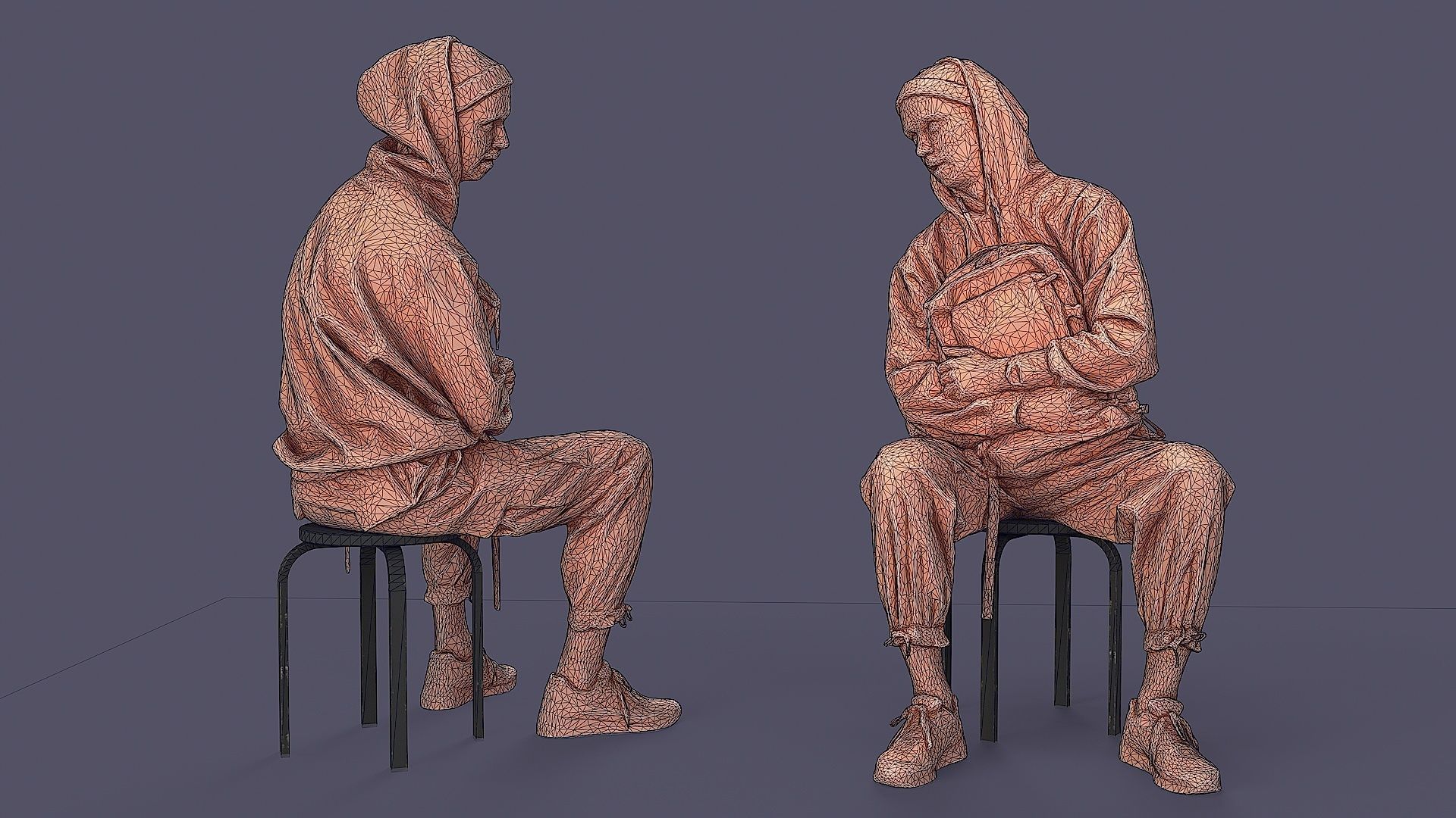 UrbanSway Seated Stylish Man 3D model_3