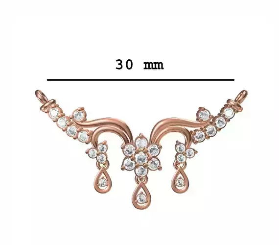 Women Necklace Pendant STL JCD Details