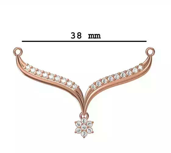 Women Necklace Pendant STL JCD Details