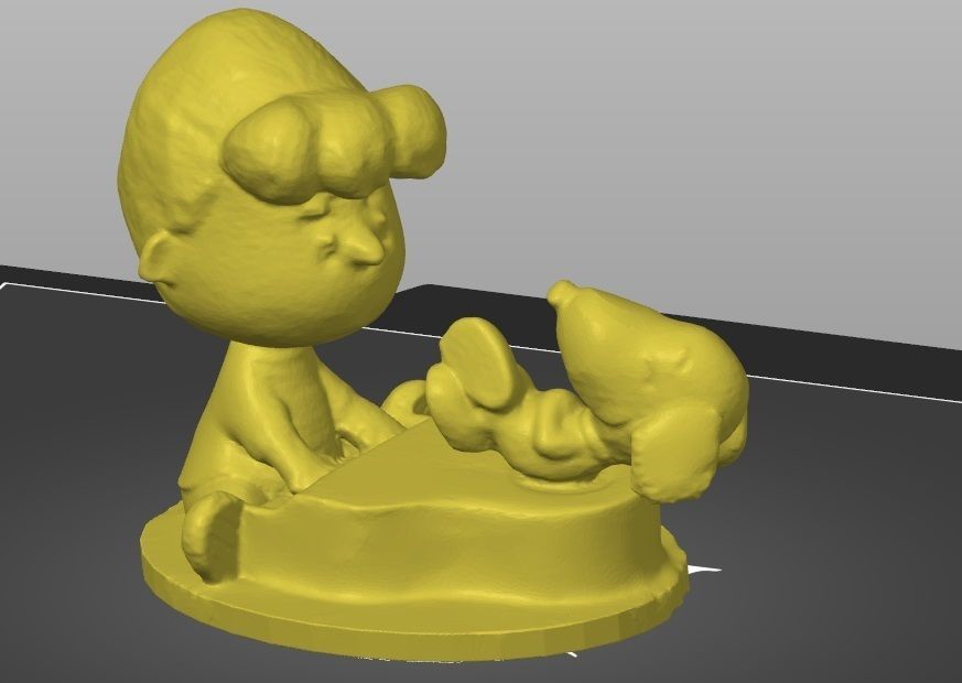 schroder and snoopy 3D print model_1