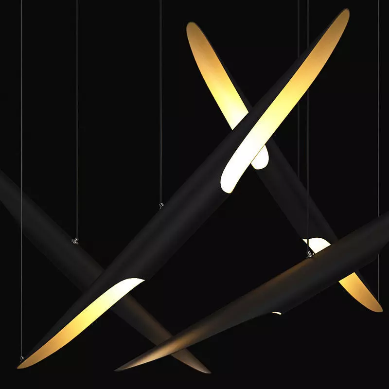 Ceiling Lamps Set 1 3D model_0