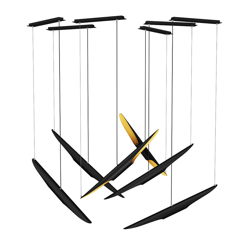 Ceiling Lamps Set 1 3D model_4