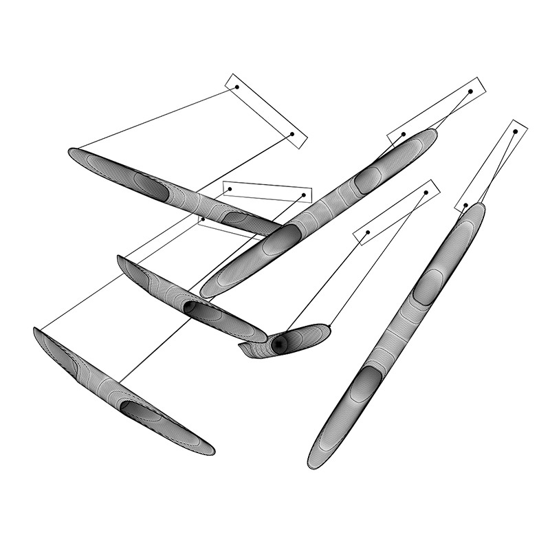 Ceiling Lamps Set 1 3D model_2