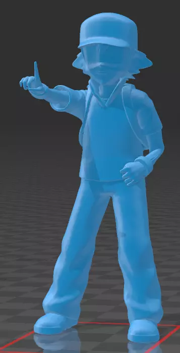 ash ketchum pokemon diamond perle 3D print model_0