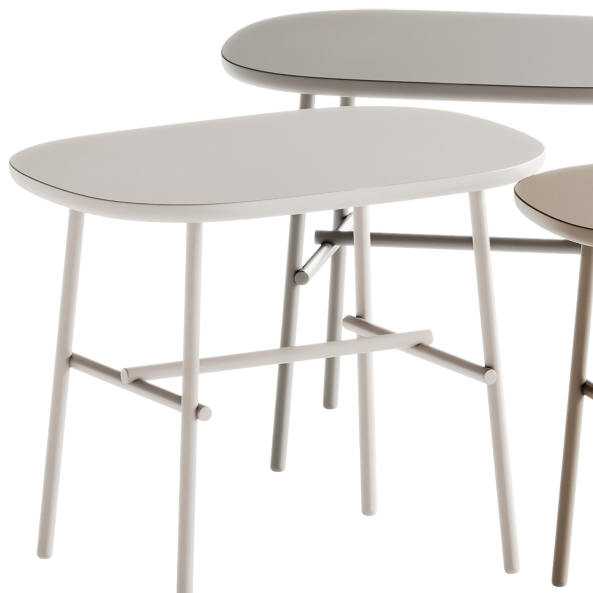 Tacchini KELLY Coffee tables 3D model_3