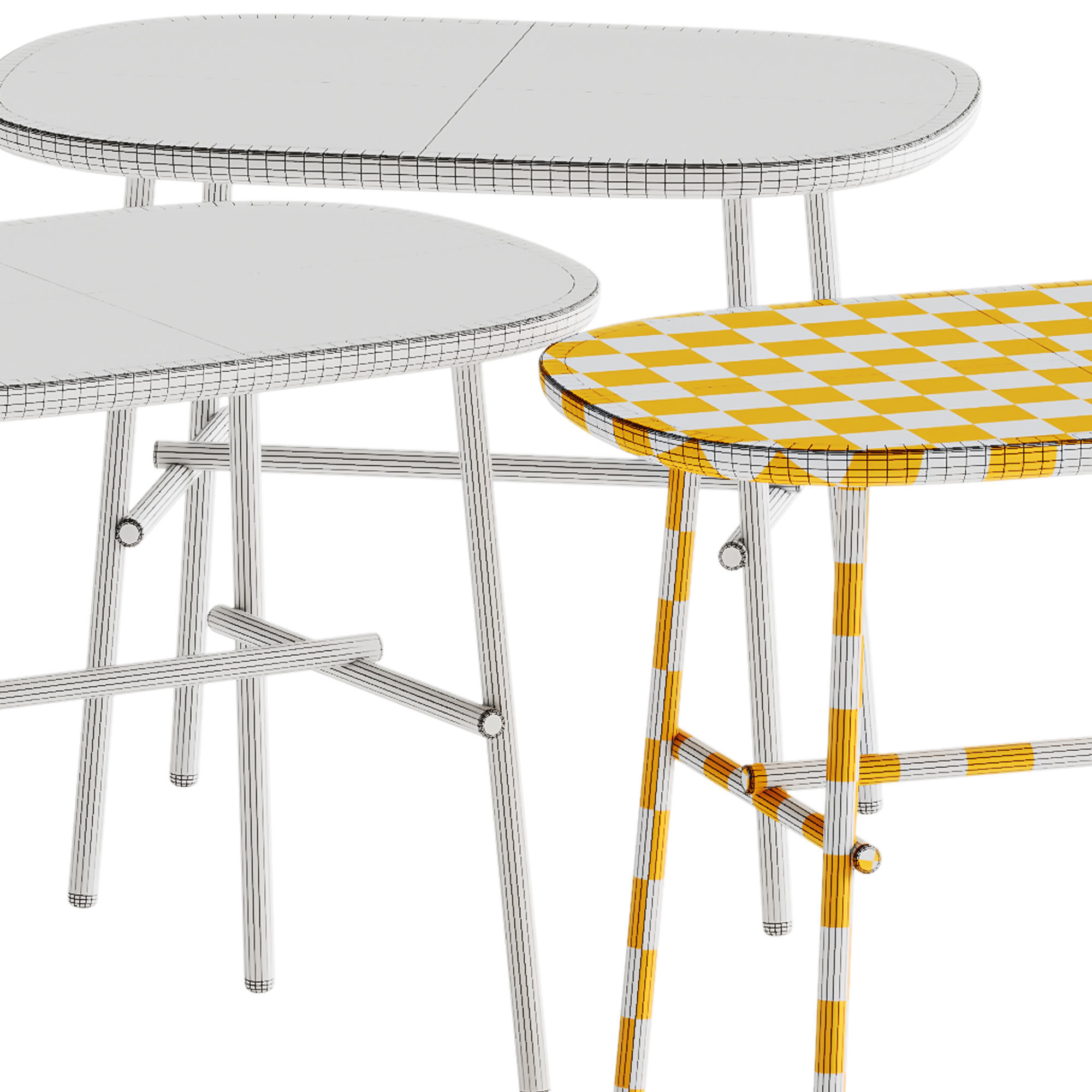 Tacchini KELLY Coffee tables 3D model_5