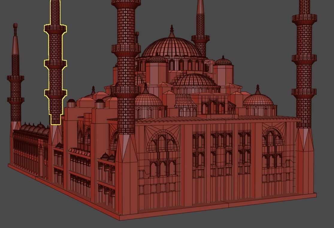 Sultan Ahmet Mosque 3D model 3D print model_8