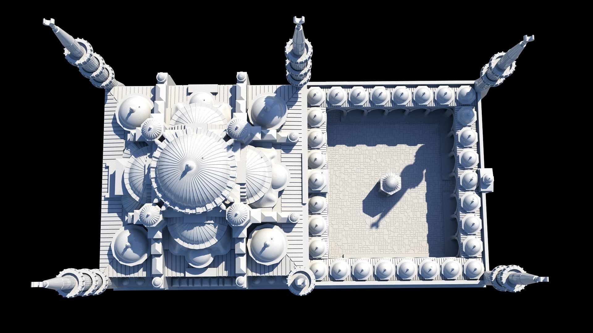 Sultan Ahmet Mosque 3D model 3D print model_2