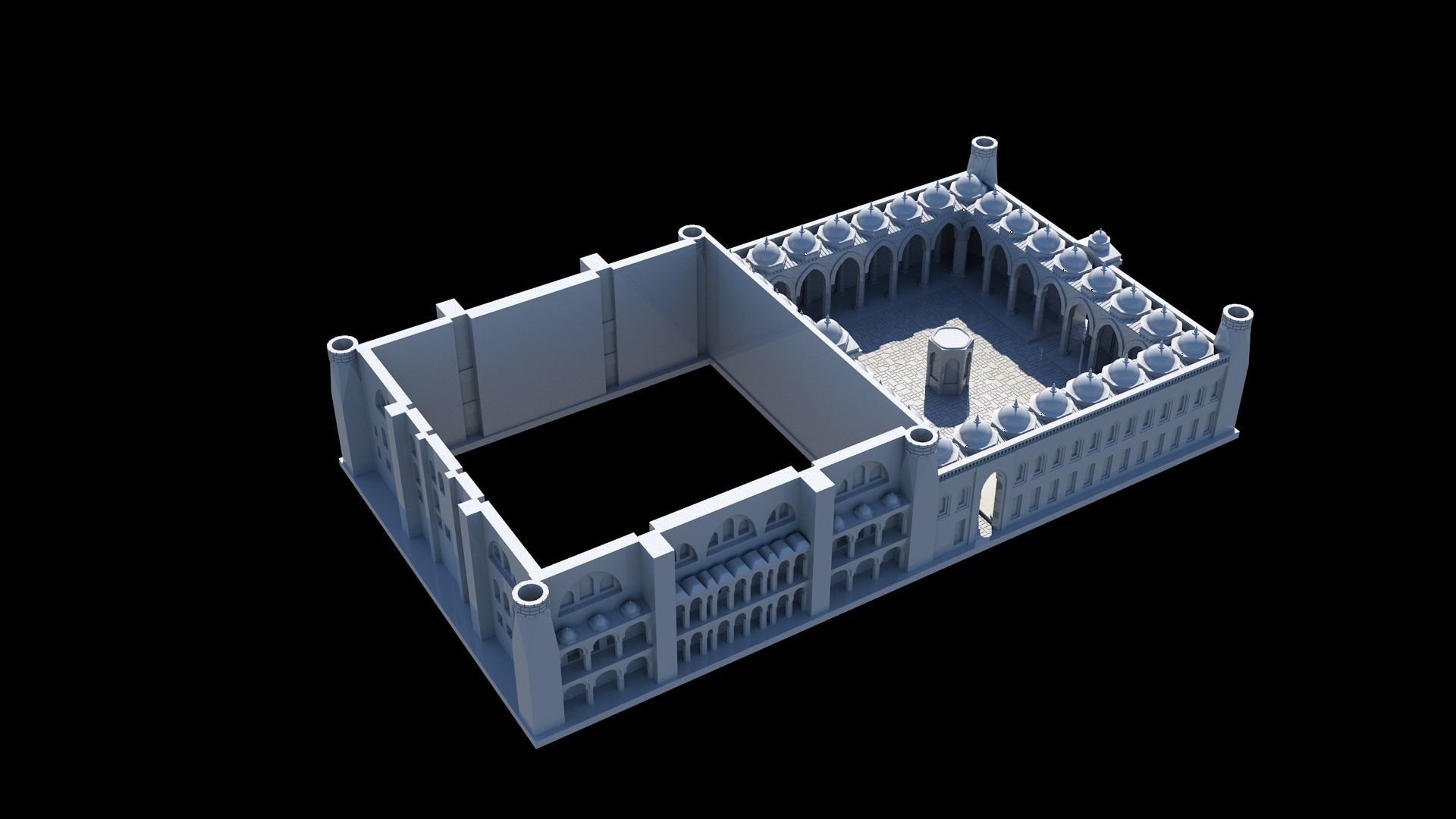 Sultan Ahmet Mosque 3D model 3D print model_4