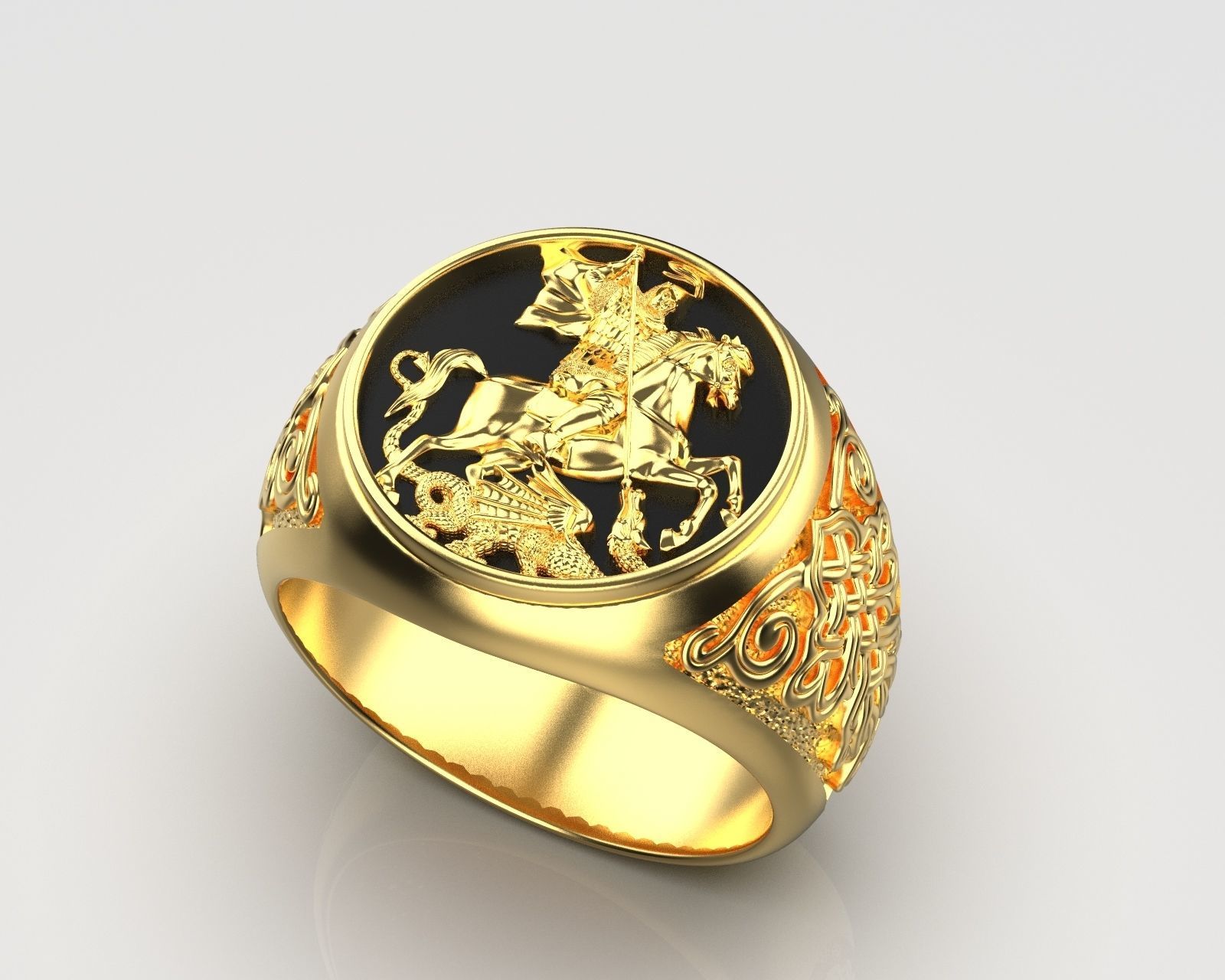 rings  Victorious 3D print model_1