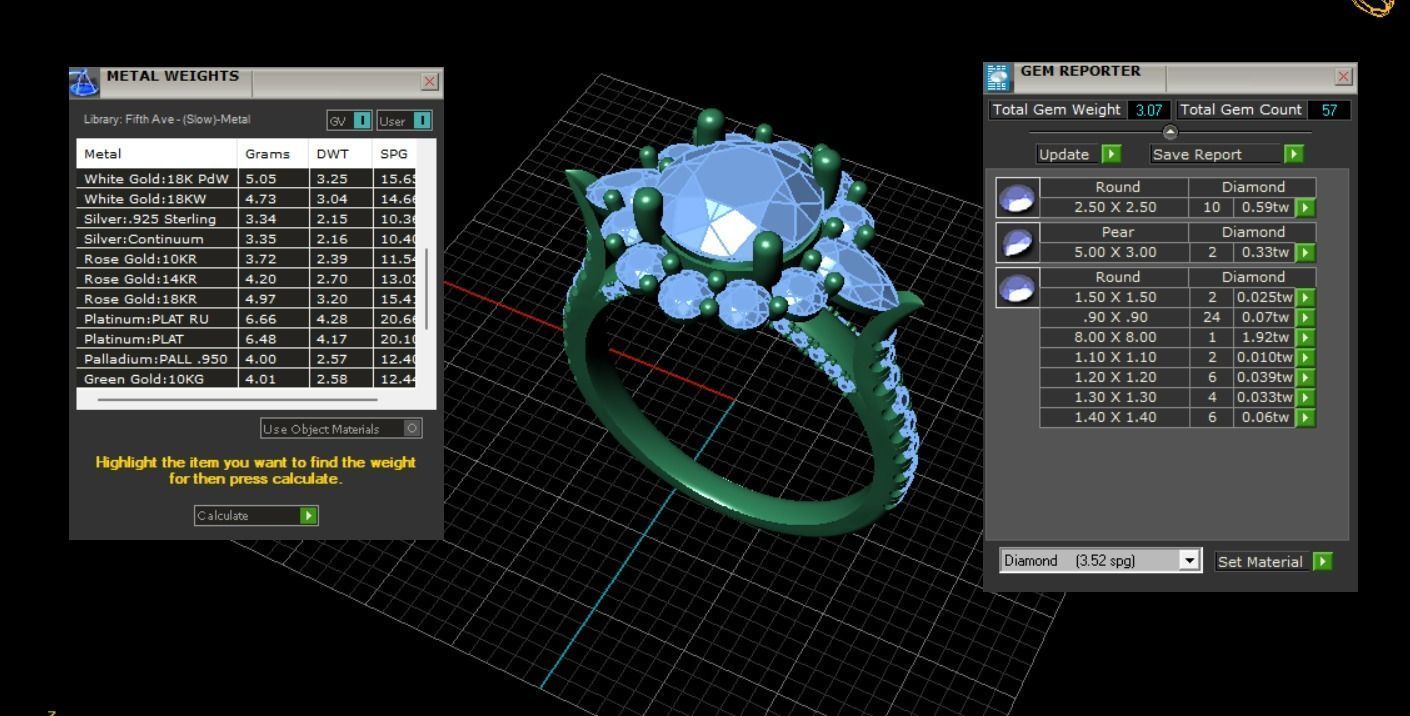 Wedding Rings 0091 3D print model_34