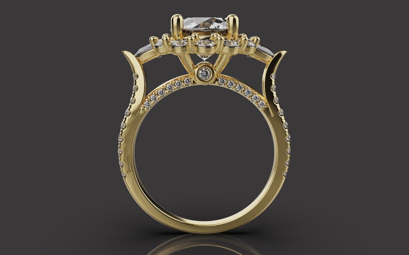 Wedding Rings 0091 3D print model_15