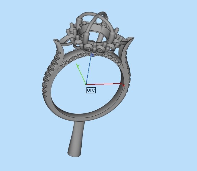 Wedding Rings 0091 3D print model_35