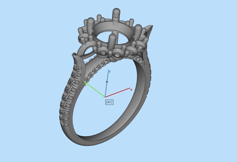 Wedding Rings 0091 3D print model_21
