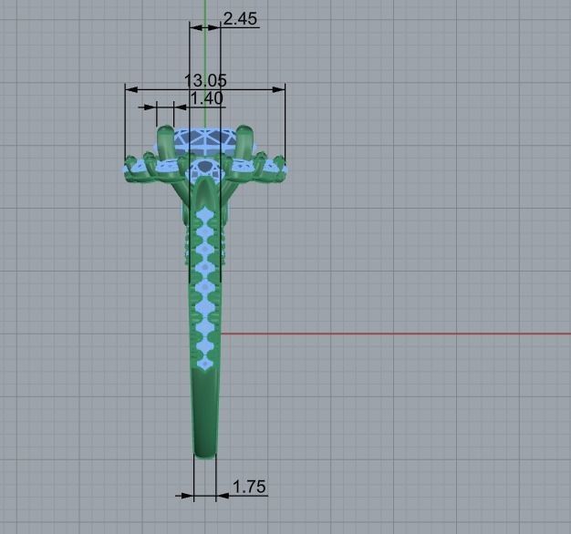 Wedding Rings 0091 3D print model_32