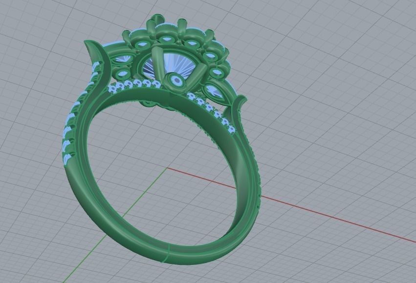 Wedding Rings 0091 3D print model_26