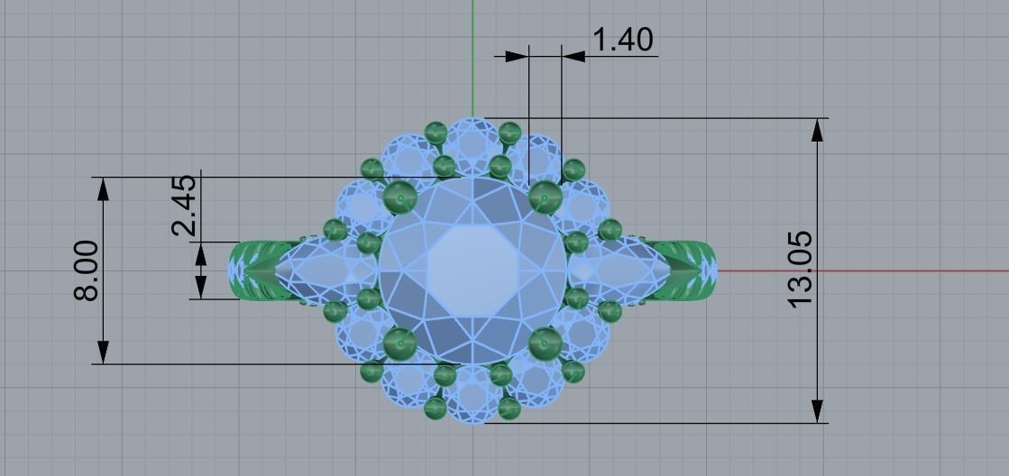 Wedding Rings 0091 3D print model_30