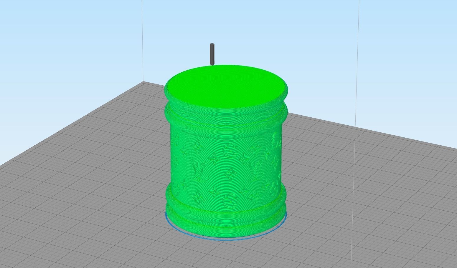 LV CANNE CANDLE MOLD 3D print model_4