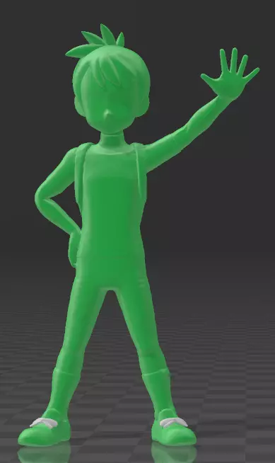 Trace pokemon trainer 3D print model