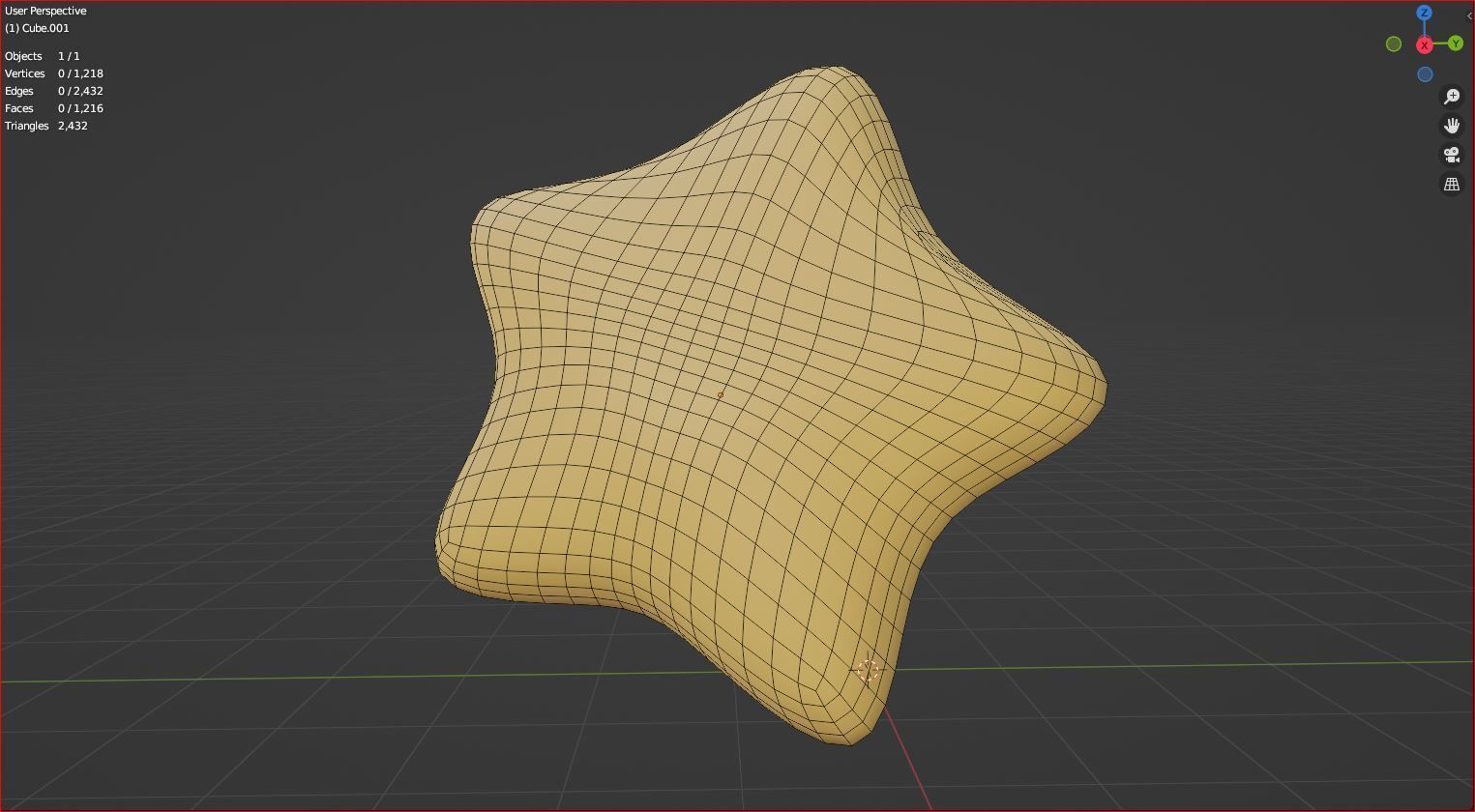 3d star cartoon icon 3D model_6