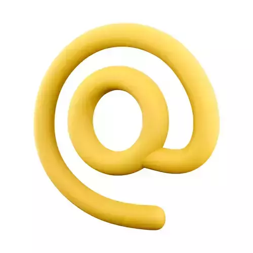 3d Message  Social email icon