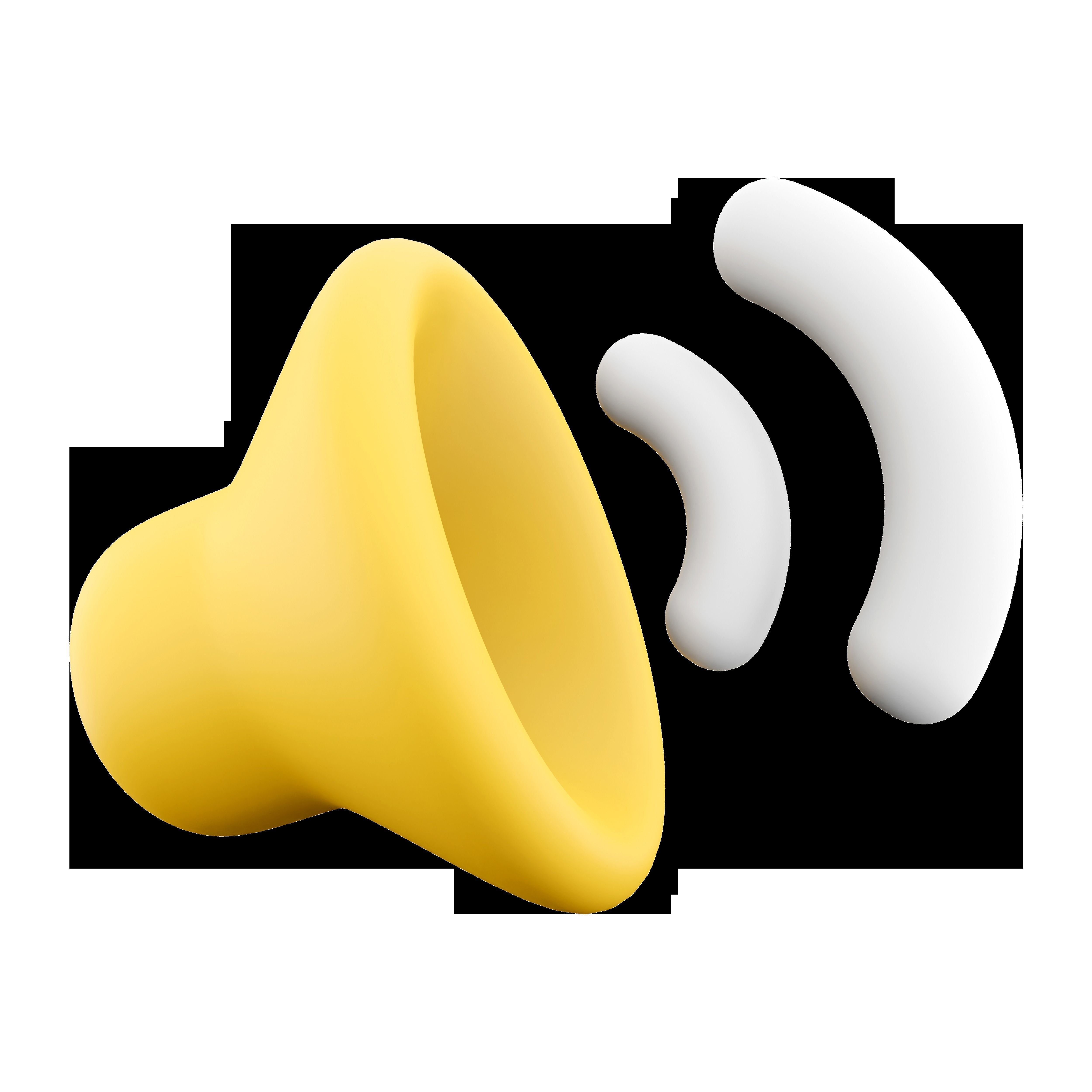 3d volume Sound device icon 3D model_1