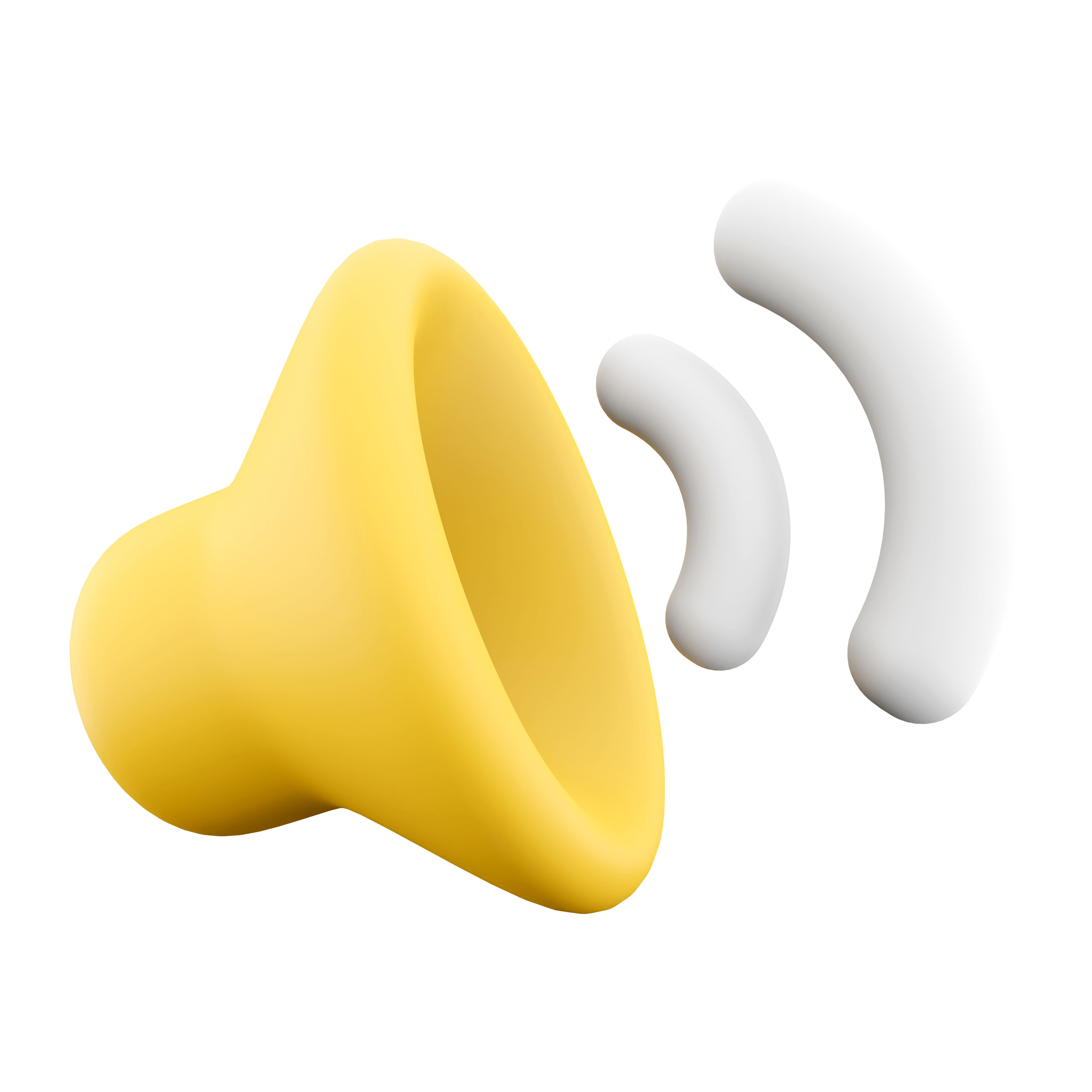 3d volume Sound device icon 3D model_3