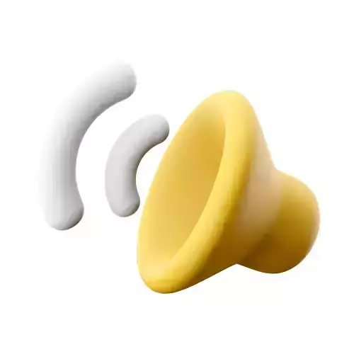 3d volume Sound device icon 3D model