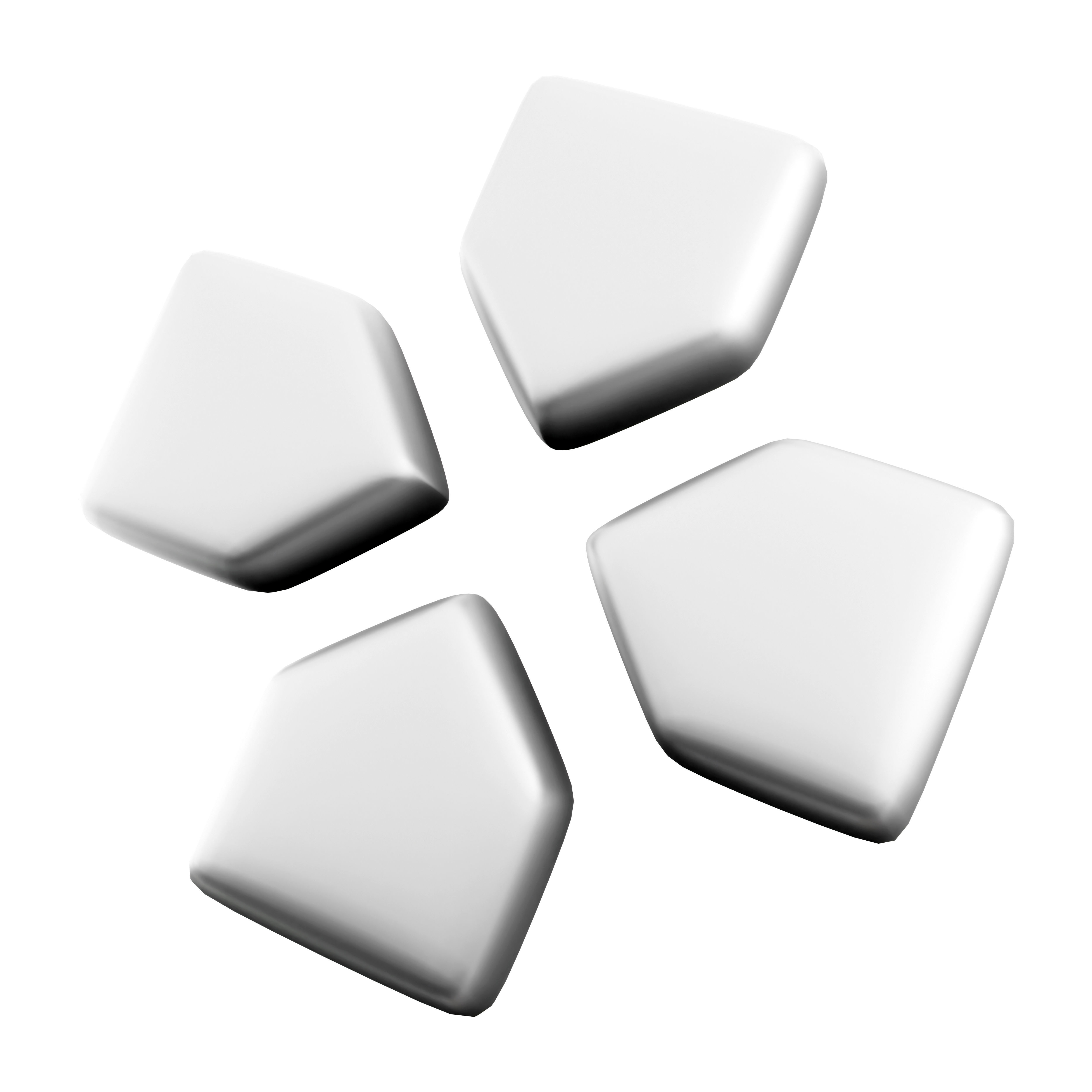 3d direction arrows icon 3D model_5