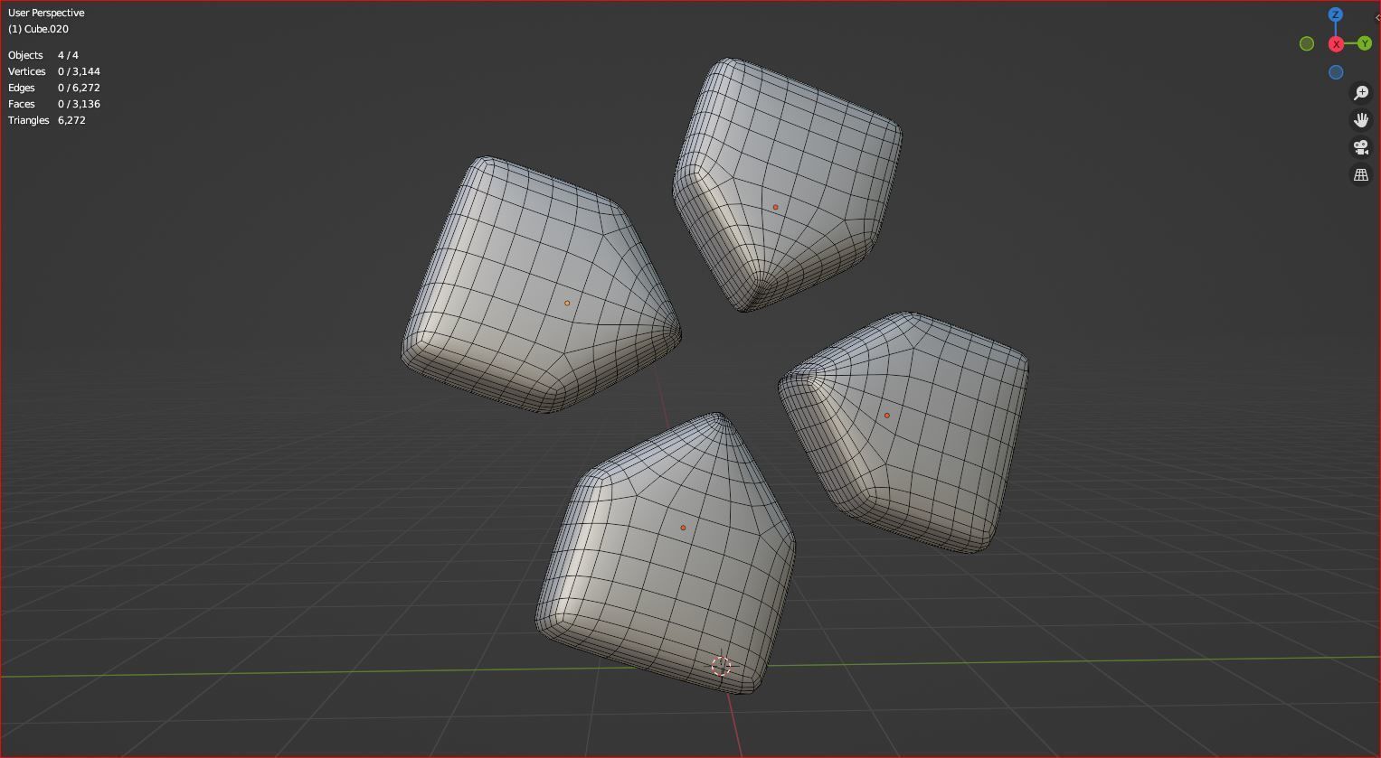 3d direction arrows icon 3D model_6