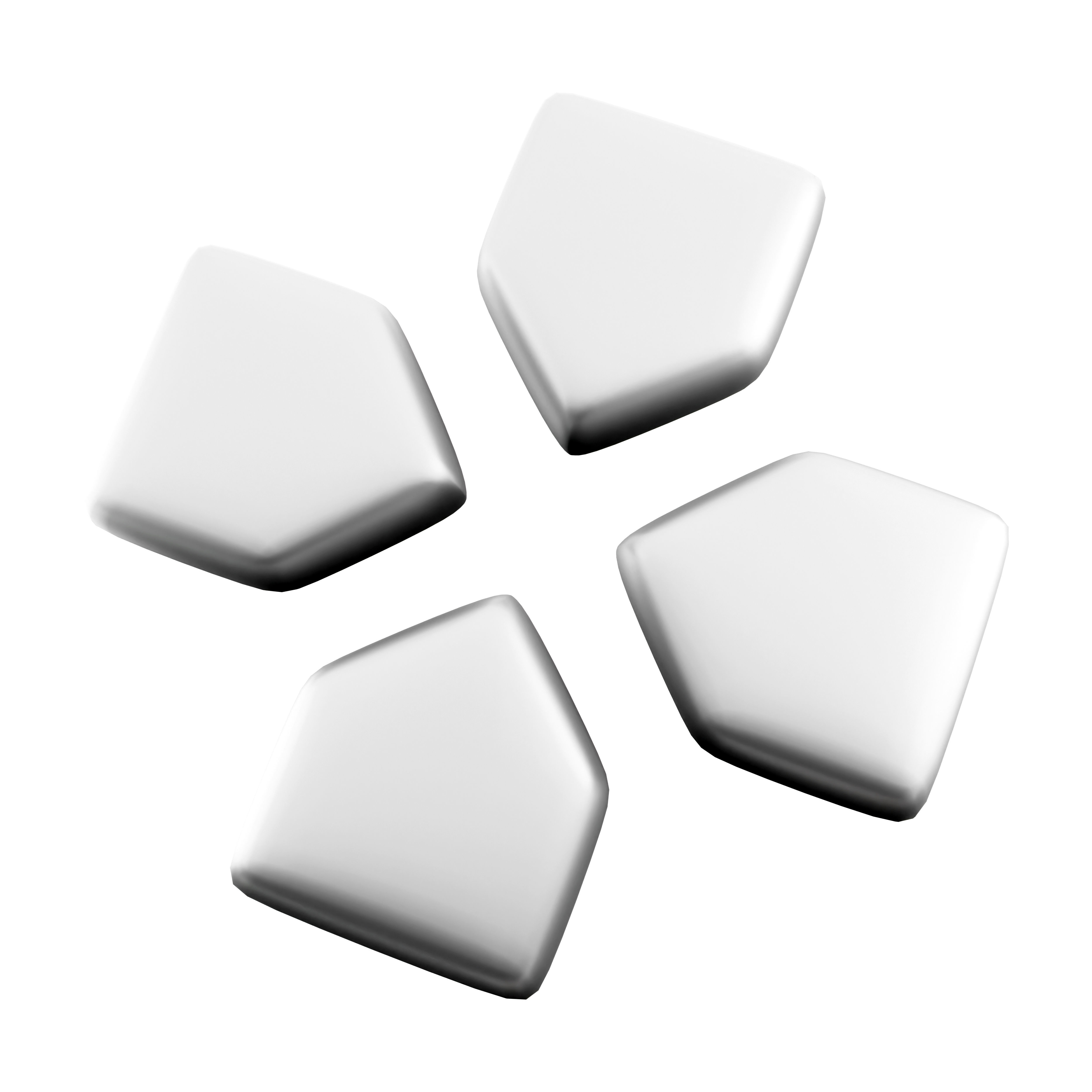 3d direction arrows icon 3D model_4