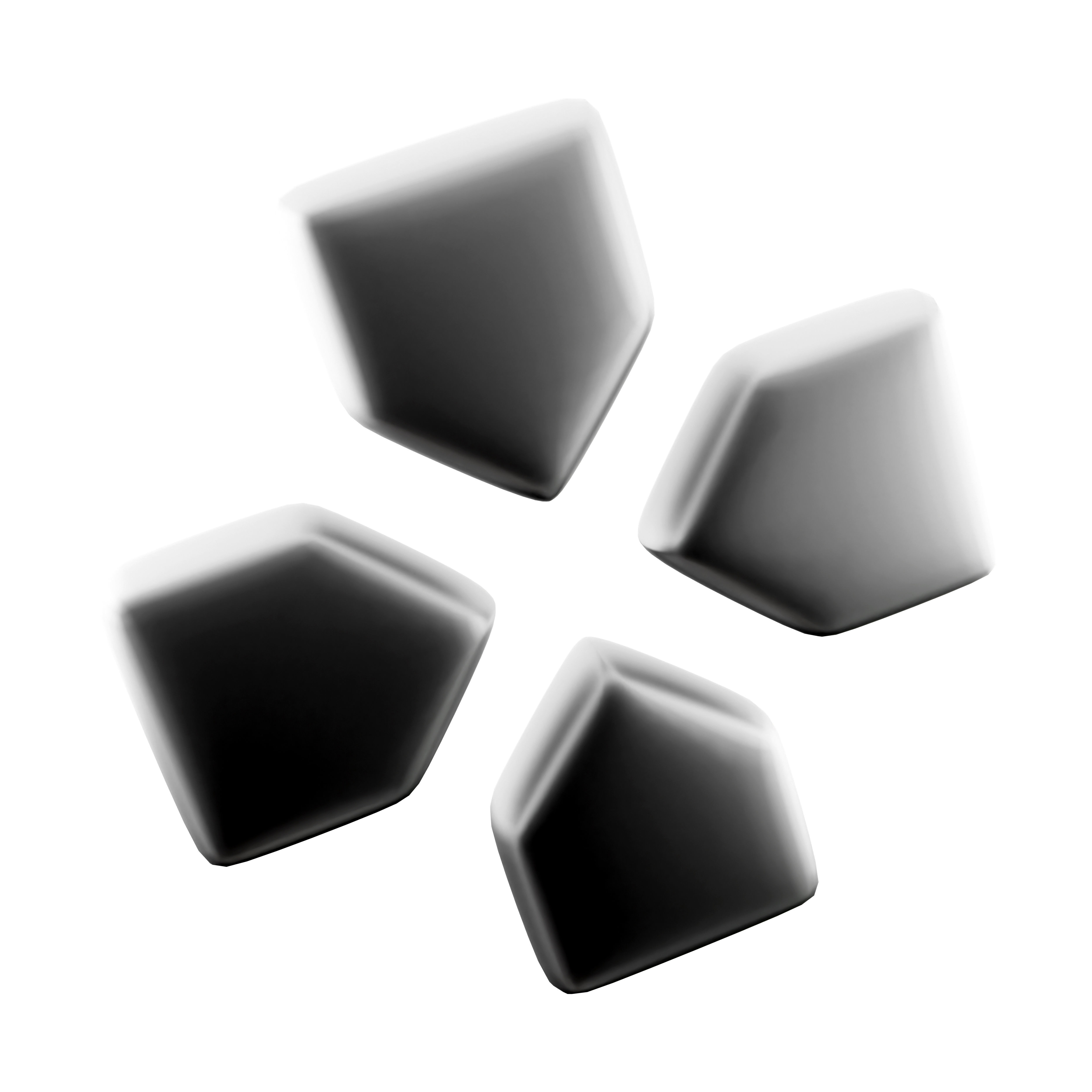 3d direction arrows icon 3D model_1