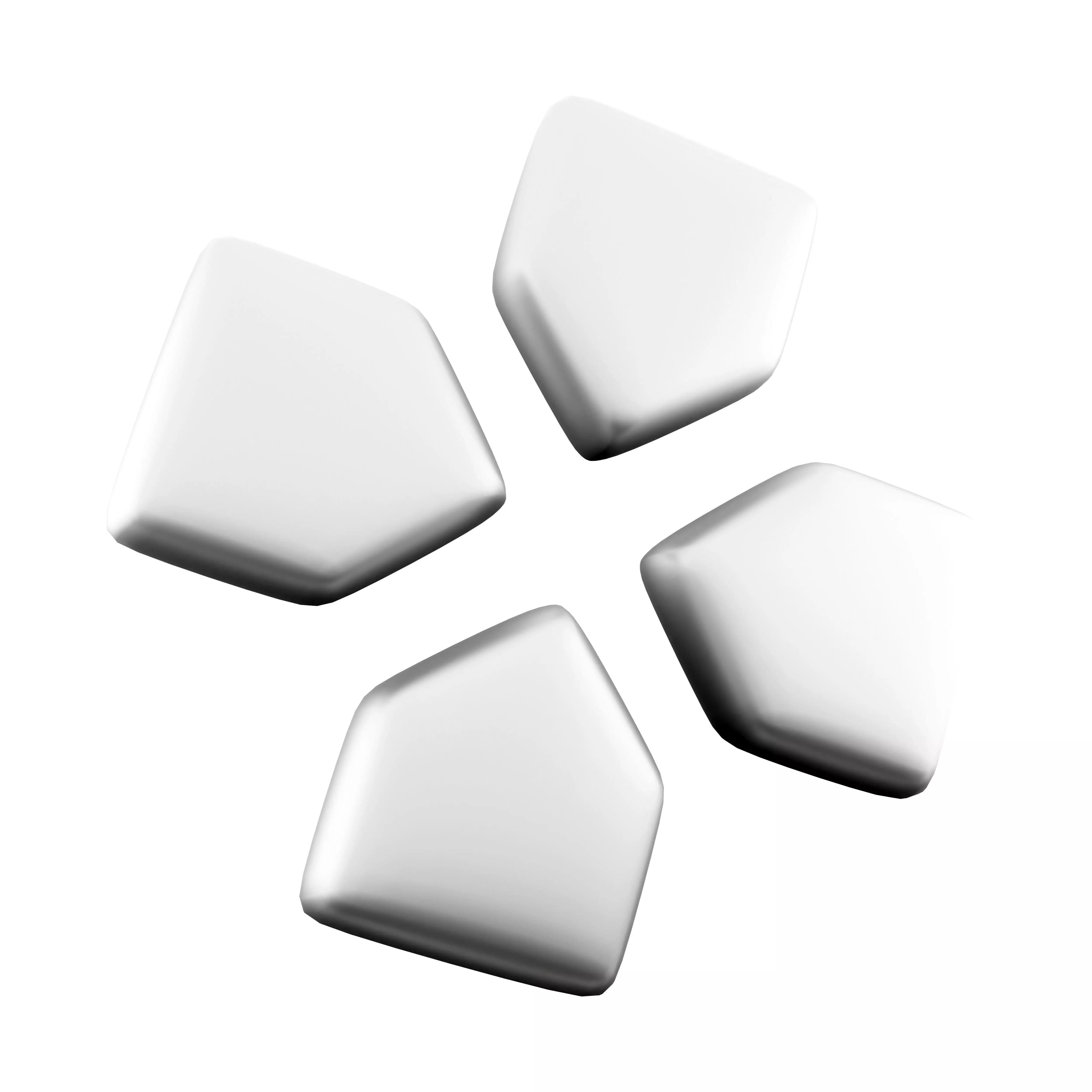 3d direction arrows icon 3D model_0