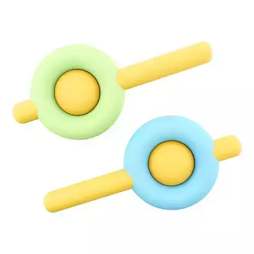 3d  green and blue slider cartoon icon