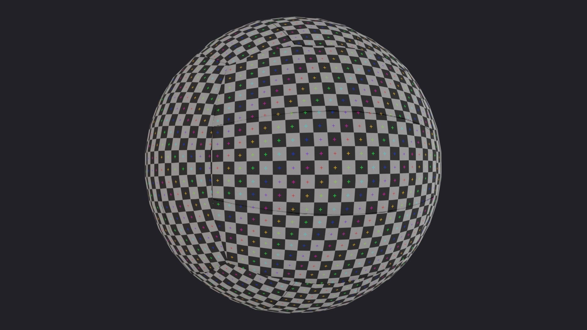 Volley ball Low-poly 3D model_12