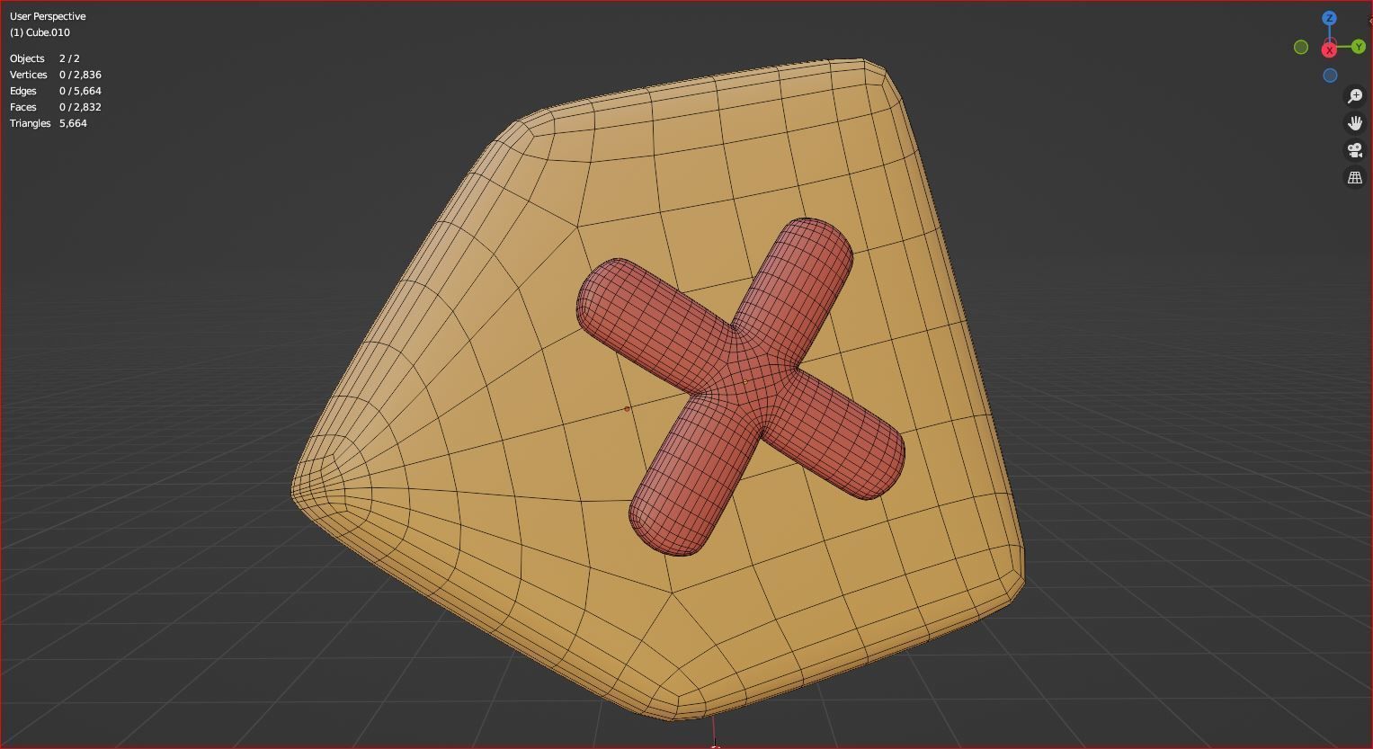 3d  Bookmark cancels outline icon 3D model_6