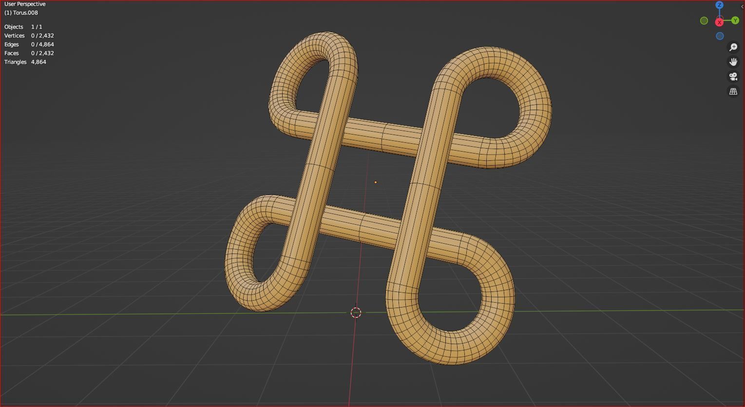 3d  Command button cartoon icon 3D model_6