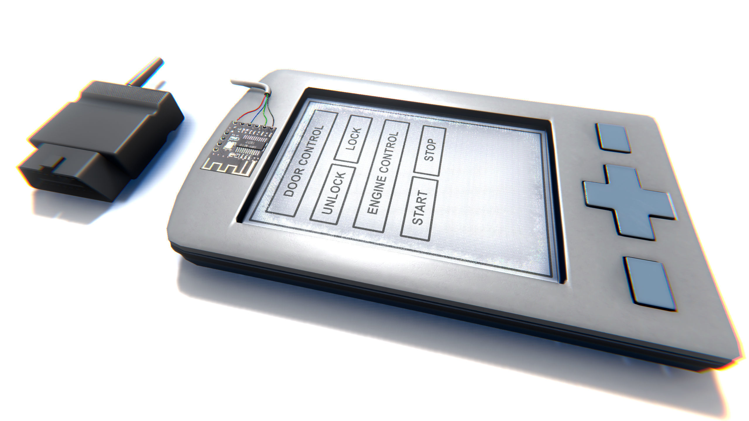 Hacker Tools Low-poly 3D model_12