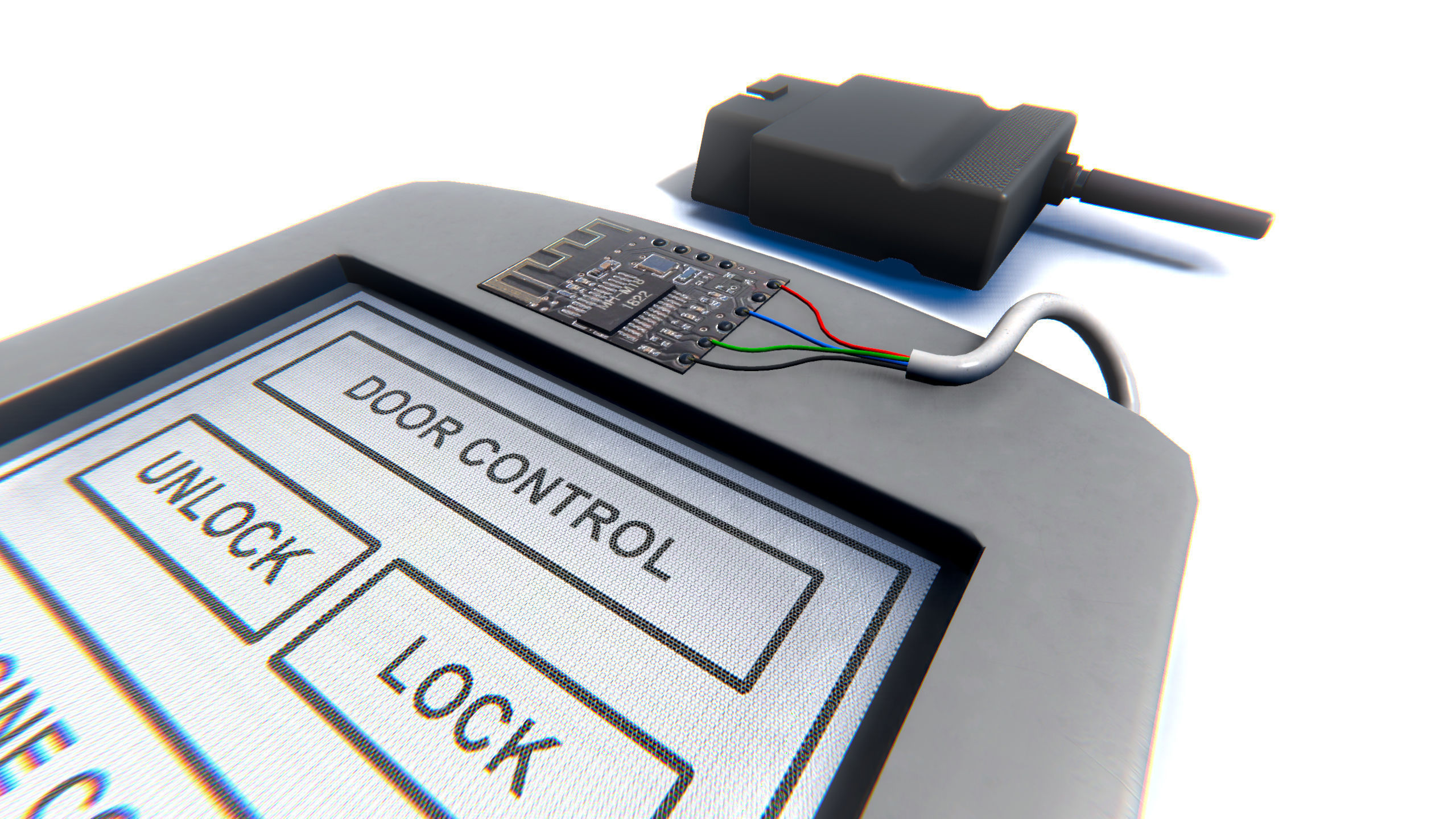 Hacker Tools Low-poly 3D model_7