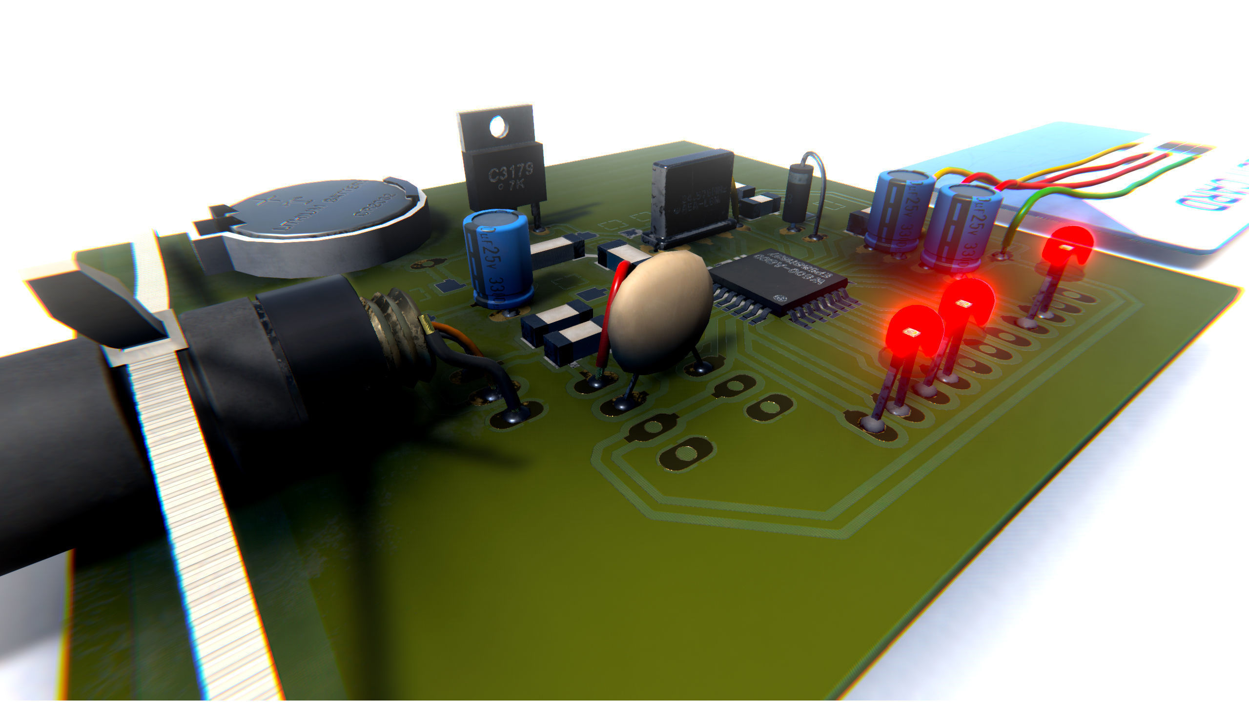 Hacker Tools Low-poly 3D model_3