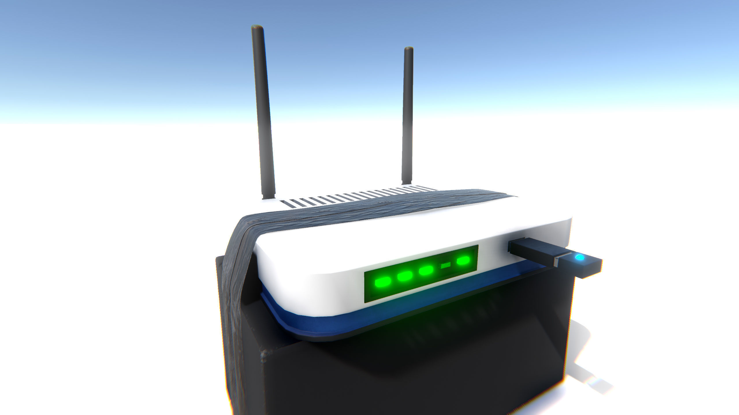 Hacker Tools Low-poly 3D model_9