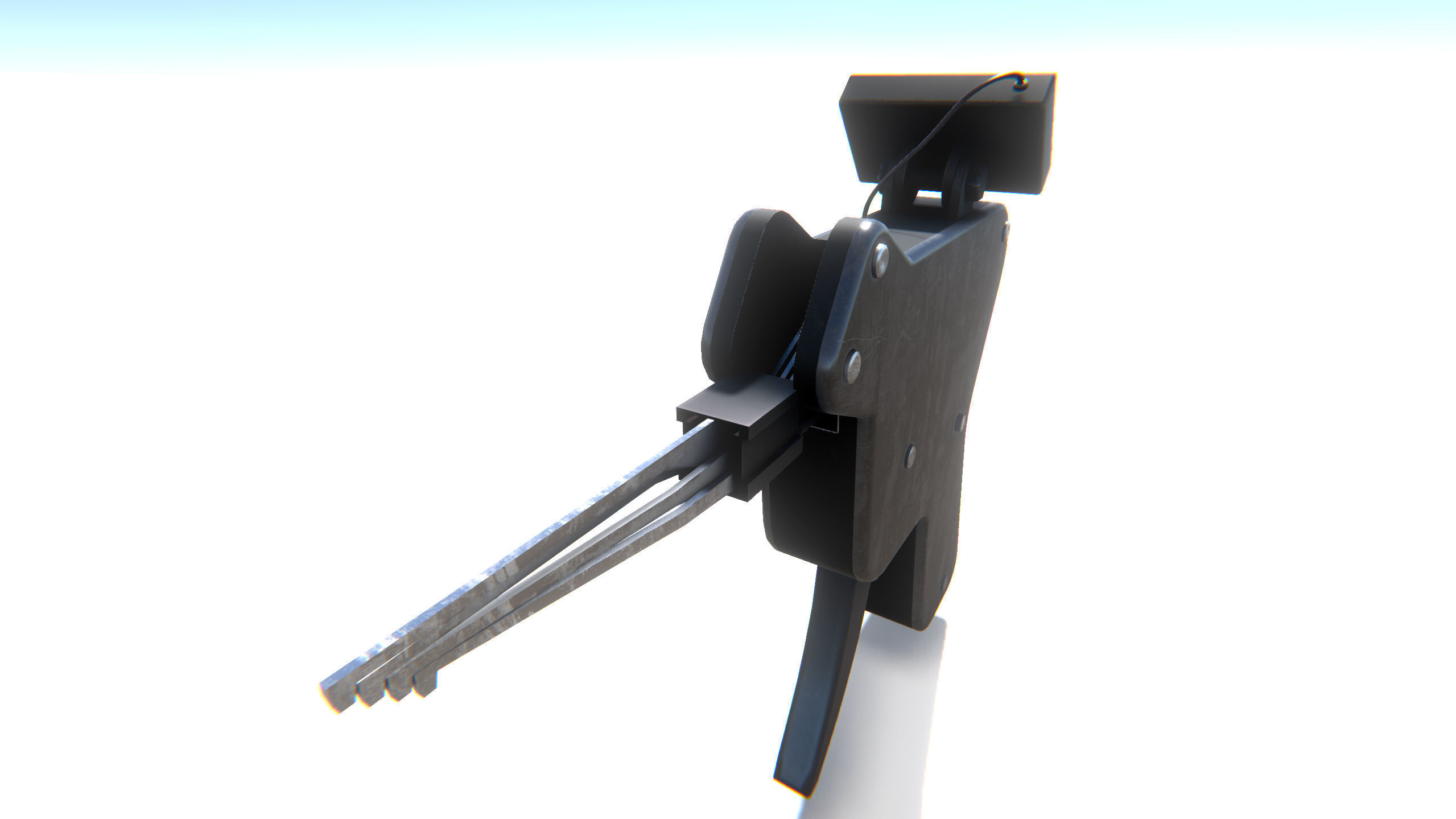 Hacker Tools Low-poly 3D model_14