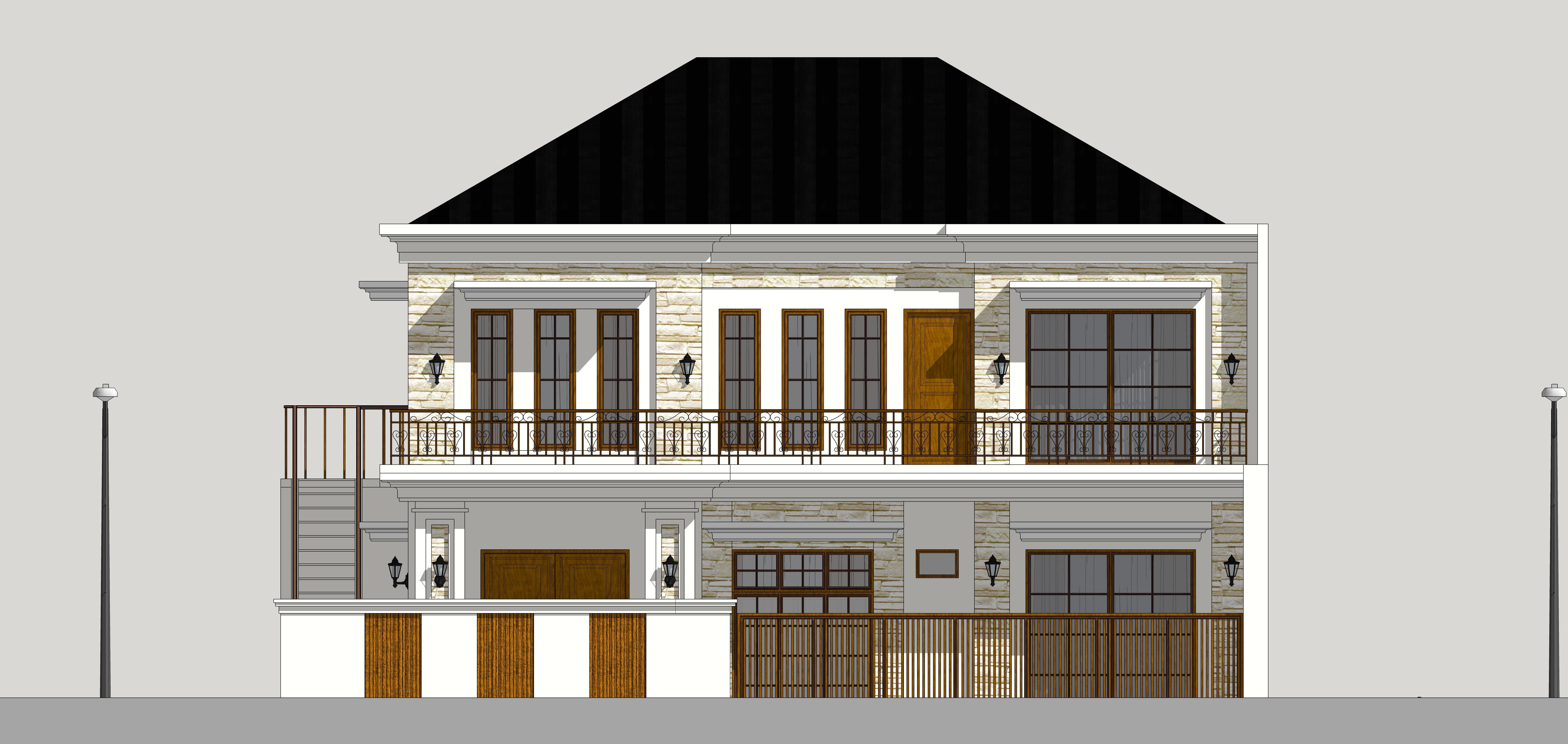 House Classic Design 3D print model_5