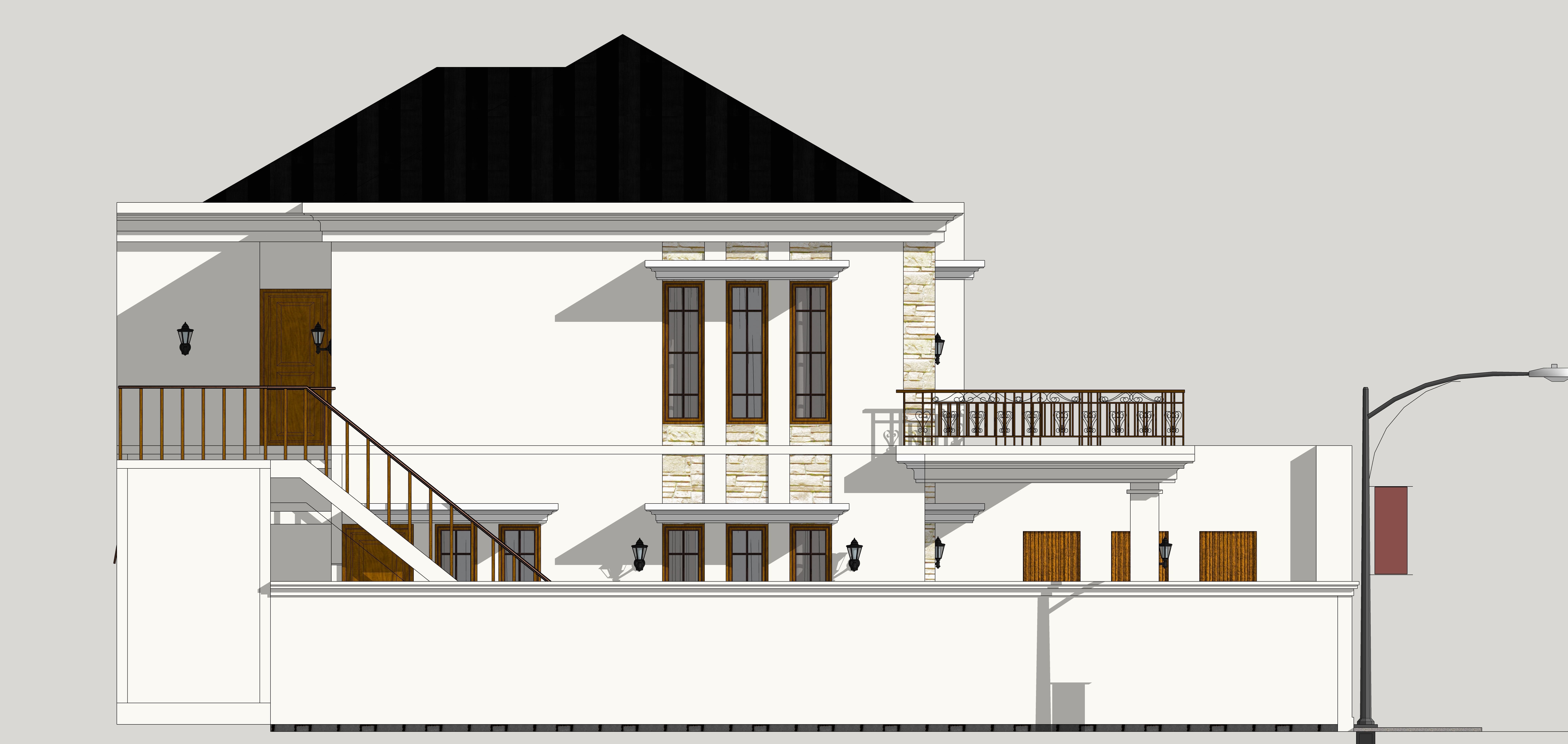 House Classic Design 3D print model_6