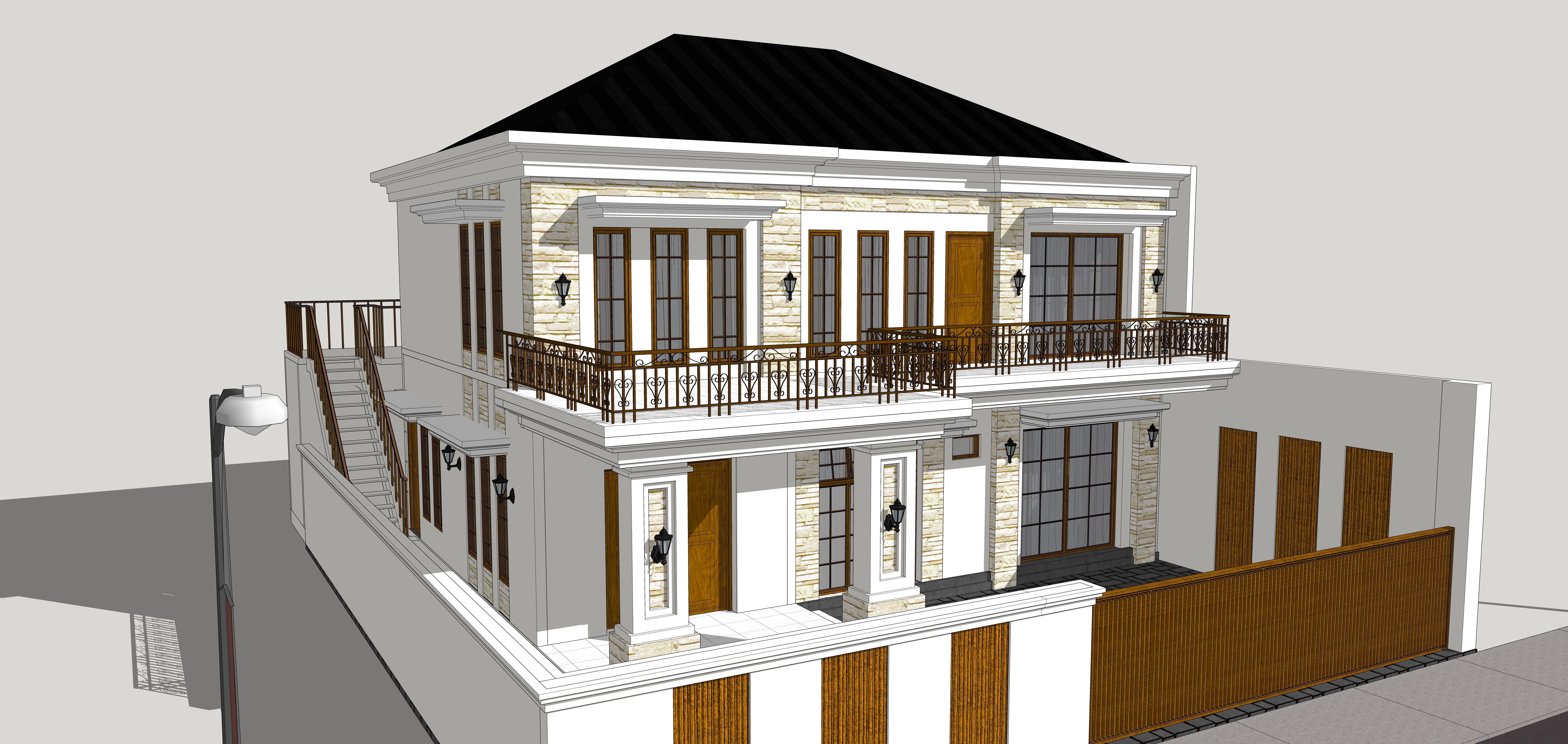 House Classic Design 3D print model_2