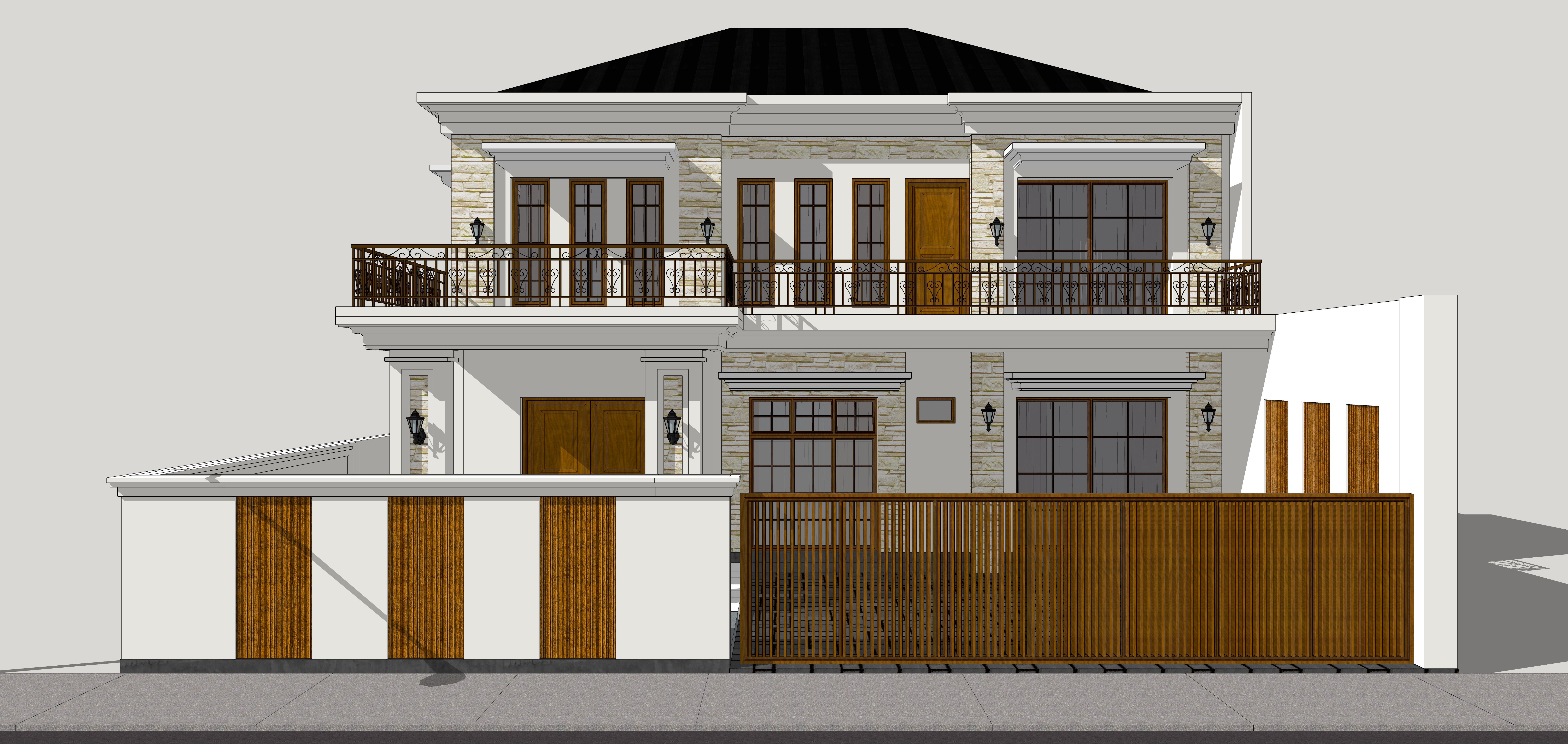 House Classic Design 3D print model_3