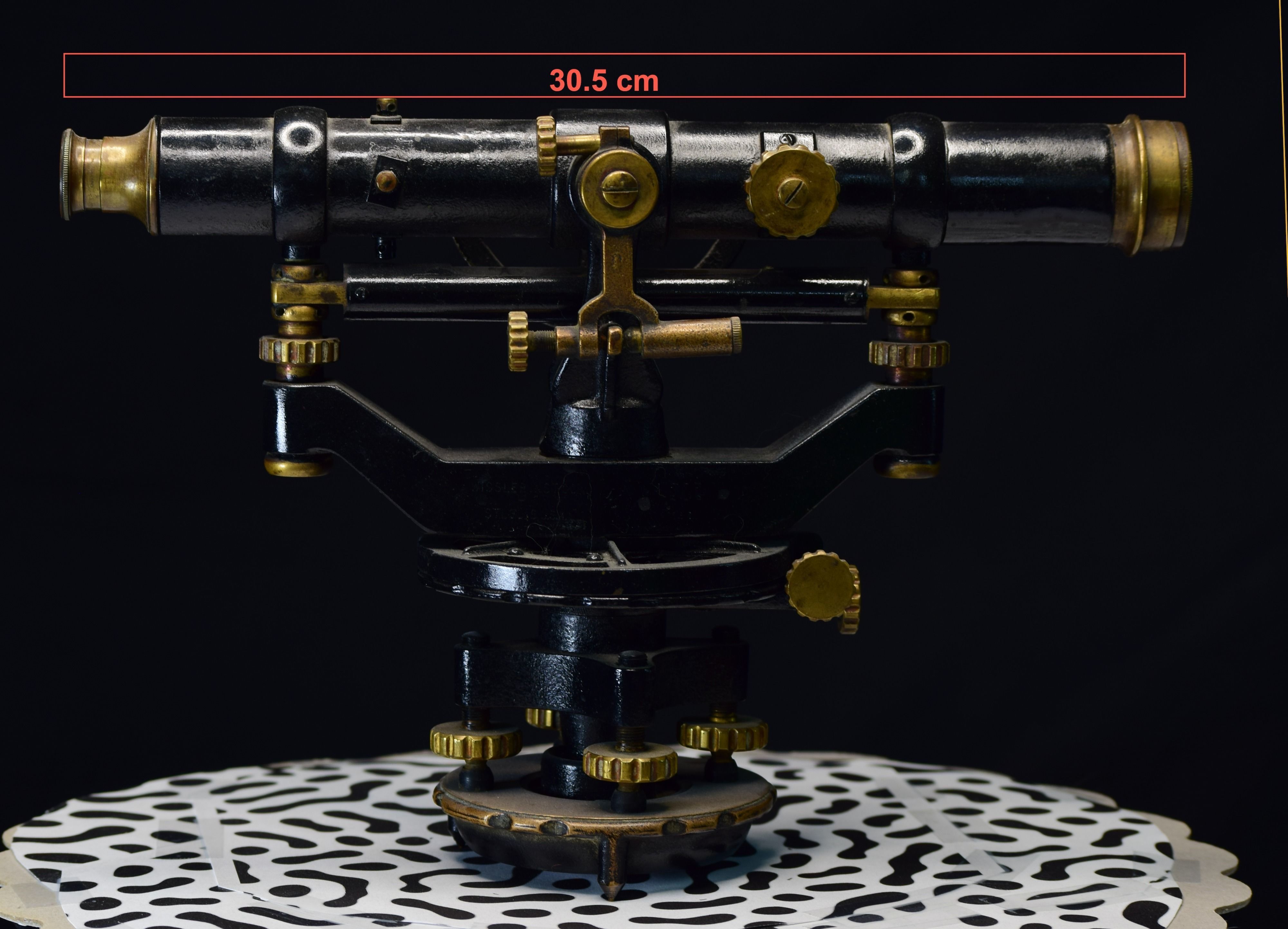 Telescopic Alidade and Tripod 3D print model_5