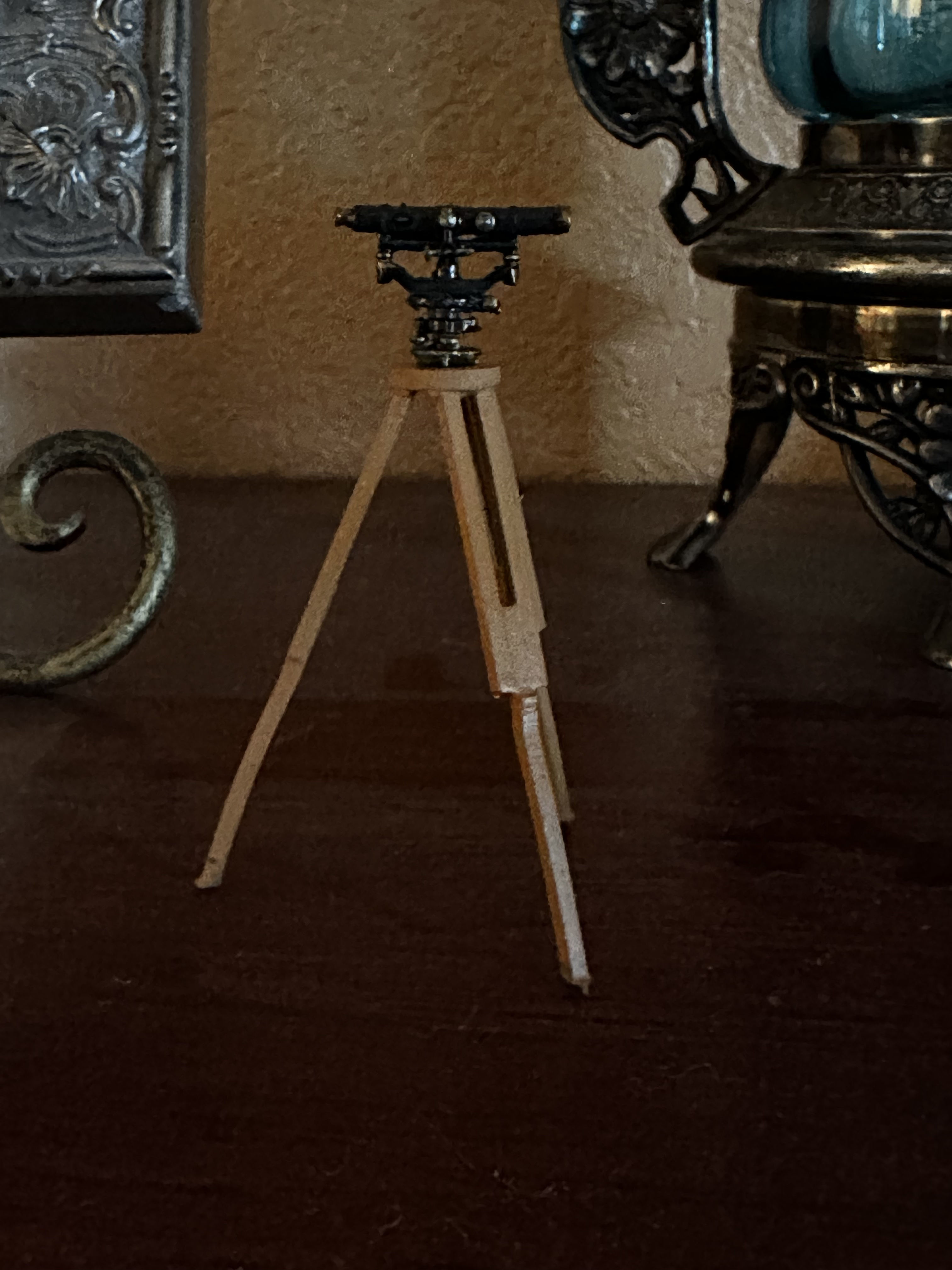 Telescopic Alidade and Tripod 3D print model_11