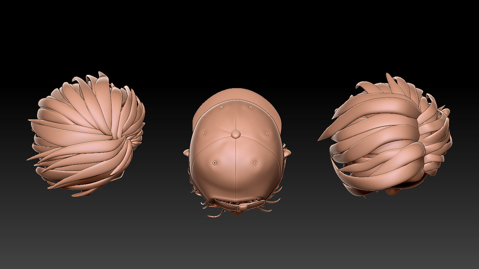 Head caroon 3D model_6